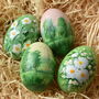 Hand Painted Easter Egg Decoration Landscape, thumbnail 4 of 5