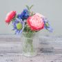 Bouquet Of Roses In Pink Vase, thumbnail 2 of 4