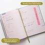2027 Diary | A5 Hardcover Week To View | Sage Stripe, thumbnail 2 of 10