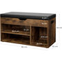 Three Compartments Shoe Bench Storage Bench, thumbnail 4 of 8
