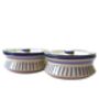 Striped Badal Blue Pottery Serving Handi, thumbnail 2 of 4