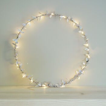 Metallic Leaf Wreath, 5 of 7