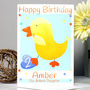 Personalised Duck Relation Birthday Card, thumbnail 2 of 9