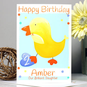 Personalised Duck Relation Birthday Card, 2 of 9