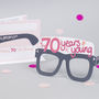 70th Birthday Card Glasses For Her, thumbnail 1 of 3