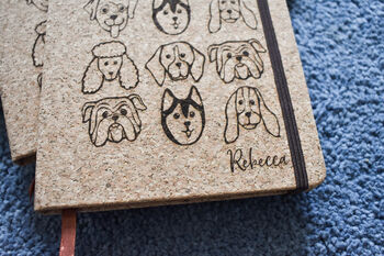 Personalised 'Dogs Are My Favourite People' Notebook, 4 of 4