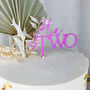 Name And Age Cake Topper, thumbnail 2 of 6