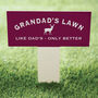 Personalised Garden Lawn Sign On A Stake, thumbnail 1 of 6