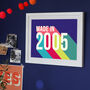 Personalised 21st Birthday Year Print, thumbnail 2 of 7