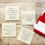 Set Of Four Famous Football Quotes Coasters, thumbnail 2 of 4