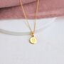 Personalised 24ct Gold Vermeil Initial Letter Necklace, thumbnail 2 of 7
