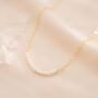 Sterling Silver Anja Personalised Pearl Necklace, thumbnail 3 of 7