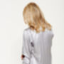 Women's Short Silk Pyjama Set, thumbnail 2 of 4
