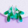 Christmas Mistletoe Drop Earring Christmas Gifts, thumbnail 1 of 6