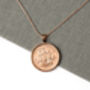 1946 80th Birthday Half Penny Coin Pendant Gift, thumbnail 3 of 5