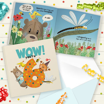 Wow You're Six! A Birthday Book You Can Send As A Card, 5 of 12