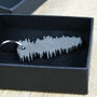 Limited Edition Favourite Song Sound Wave Keyring, thumbnail 10 of 11
