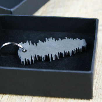 Limited Edition Favourite Song Sound Wave Keyring, 10 of 11