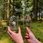 Forget Me Not And Heather Glass Flower Frame, thumbnail 3 of 4