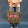 Personalised Slogan Leopard Print Tote Bag, thumbnail 3 of 3