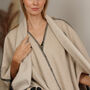 Wool Blend Poncho Wrap With Scarf, thumbnail 4 of 11