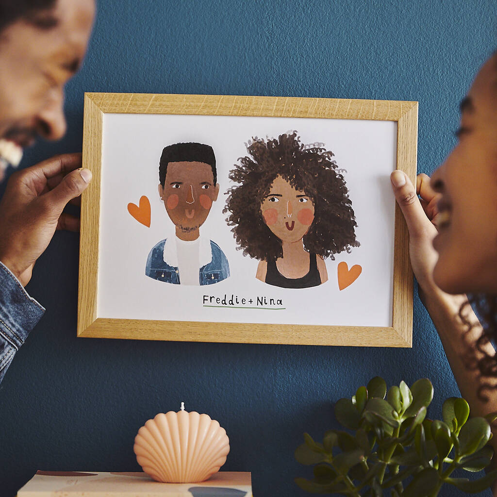Personalised Illustrated Family Portrait, 1 of 11