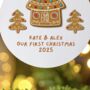 Personalised Gingerbread House Christmas Decoration, thumbnail 3 of 4