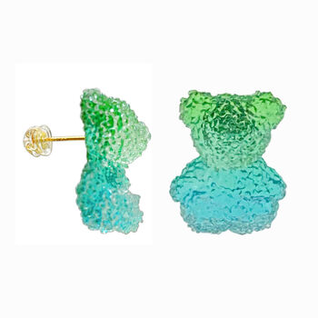 Gummy Bear Crystal Sugar Studs Earrings, 6 of 6