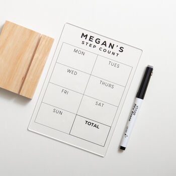 Personalised Step Count Sign, 2 of 5