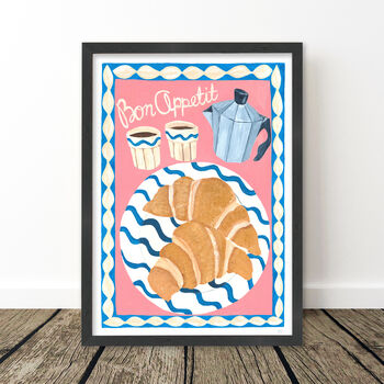 Bon Appetit Breakfast Print, 7 of 8