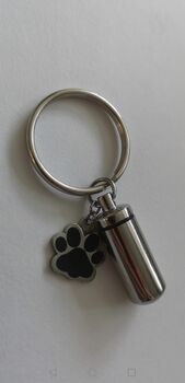 Pet Memorial Personalised Gift Urn Keyring, 2 of 5