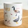 'Honkers' Ceramic Bird Mug, thumbnail 6 of 7