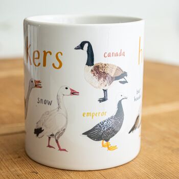 'Honkers' Ceramic Bird Mug, 6 of 7