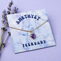 Gold Plated February Amethyst Necklace Card, thumbnail 1 of 7