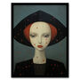 Don't Rain On My Parade Red Haired Woman Wall Art Print, thumbnail 5 of 6