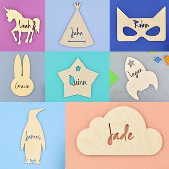 Personalised Bird Wooden Name Sign, 6 of 10