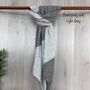 Soft Knit Two Tone Wool Blend Scarf, thumbnail 5 of 7