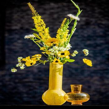 Meryna Glass Flowervase Stylish Centrepiece By Dut Z, 6 of 8