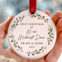 First Christmas In New Family Home Custom Bauble 2022, thumbnail 7 of 12