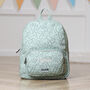 Personalised Trixie Backpack With Daring Dino Print For Nursery, School, Holiday, thumbnail 1 of 6