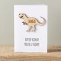 Personalised T Rex Dinosaur Card, thumbnail 3 of 7