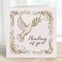 Thinking Of You Elegant Dove Card, thumbnail 1 of 4
