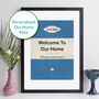Please Leave By Nine Our Home Personalised Print Gift, thumbnail 11 of 11