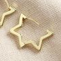 Star Hoop Earrings, thumbnail 5 of 8