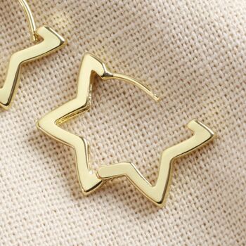 Star Hoop Earrings, 5 of 8
