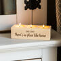 Personalised No Place Like Home Candle Holder Gift, thumbnail 1 of 5