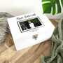 Personalised Modern Any Occasion Landscape Photo White Memory Box Three Sizes 22cm | 27cm | 30cm, thumbnail 1 of 8