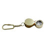 Custom Jewellers Loupe Brass Magnifying Glass With Keychain, thumbnail 4 of 11