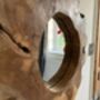 50cm Handcrafted Teak Root Tree Slice Mirror, thumbnail 3 of 9