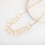 Dainty Interlinked Hoop Circle Necklace, thumbnail 1 of 3